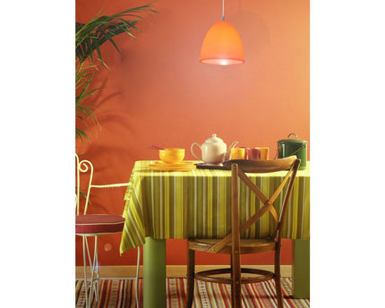 Siliconen hanger lamp "Catinus" Ø 25 cm, gemaakt van oranje siliconen, E27