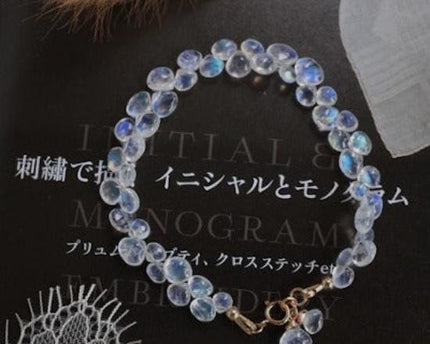Sri Lanka Moonstone Waterdop kralen Bracelet