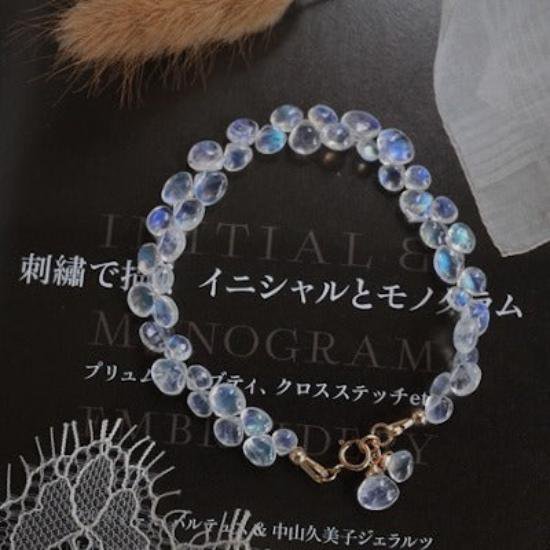 Sri Lanka Moonstone Waterdop kralen Bracelet