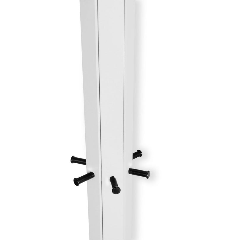 Gorillz Molto - Industrieel - Staande Kapstok - 14 Kapstokhaken - Wit