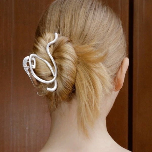 Muzieksnoer grote klauw metalen haarclips