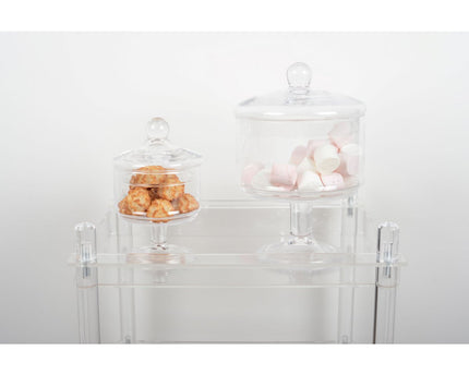 Glas Standing Candy 17x17x29cm
