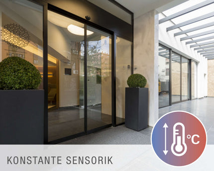 LED -sensorpaneel "Alegre" zijlengte 45 cm, veel functies, beugel inclusief beugel gemaakt van metaal en plastic, geïntegreerde leds warm wit wit