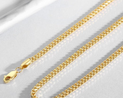 Unisex vossenstaartketting - 2,5 mm breed