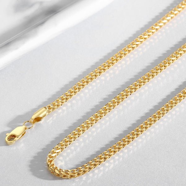 Unisex vossenstaartketting - 2,5 mm breed