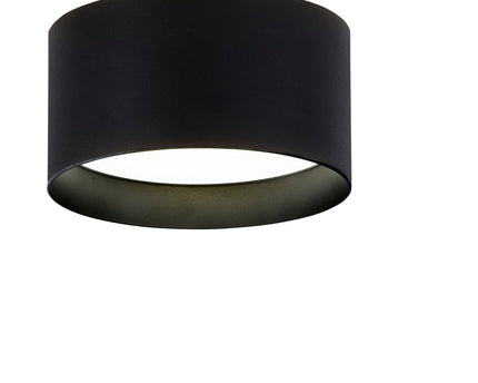 LED Spot "Trios" Ø 14 cm zwart, gemaakt van metaal en plastic met geïntegreerde LED's