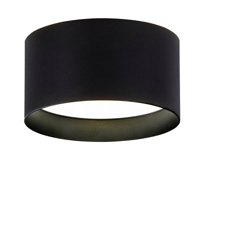 LED Spot "Trios" Ø 14 cm zwart, gemaakt van metaal en plastic met geïntegreerde LED's