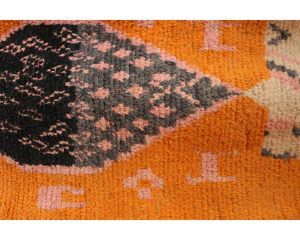Zuiver wollen Marokkaans Berber halkleed 77 x 375 cm