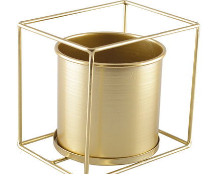 Gouden potbedekking