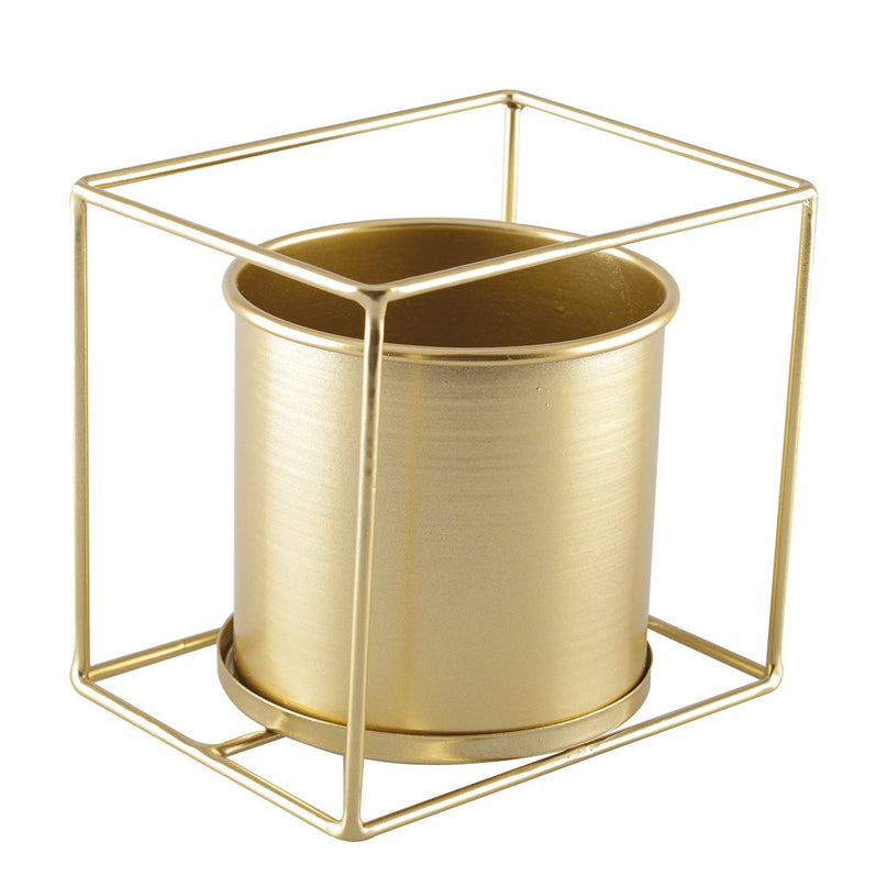 Gouden potbedekking