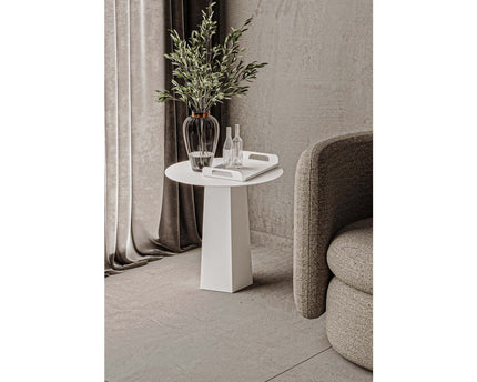 Charm Side Table White