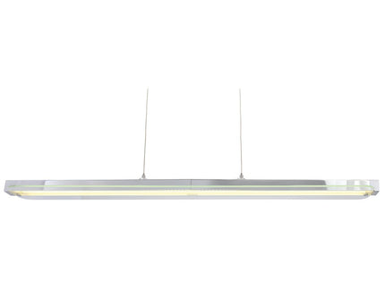 LED hanglamp "balk" in totaal 18W, 100 cm lang, met stevig ingebouwde LED's, dimbaar, kleurtemperatuur verstelbaar, voor eetkamer en kantoor