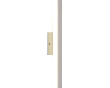 LED -wandlamp "Dubai", moderne wandlamp gemaakt van aluminium en plastic met stevig gebouwd -in LED's, 45 cm lang of hoog. Ideaal voor de verlichting van ingangen, gangen, voor het structureren van grote wandoppervlakken