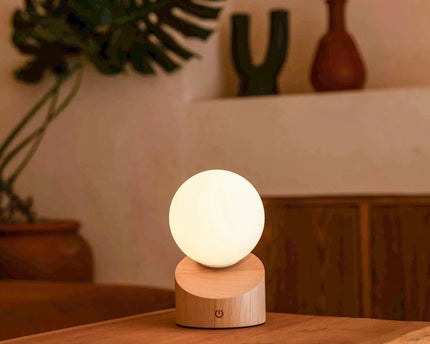 Morris stijlvolle oplaadbare lamp – draadloos, dimbaar, milieuvriendelijk ontwerp