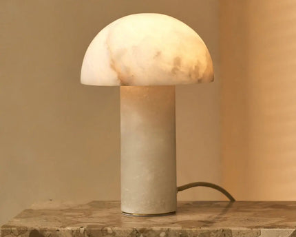 Francesco stijlvolle albasten lamp – handgemaakte luxe verlichting