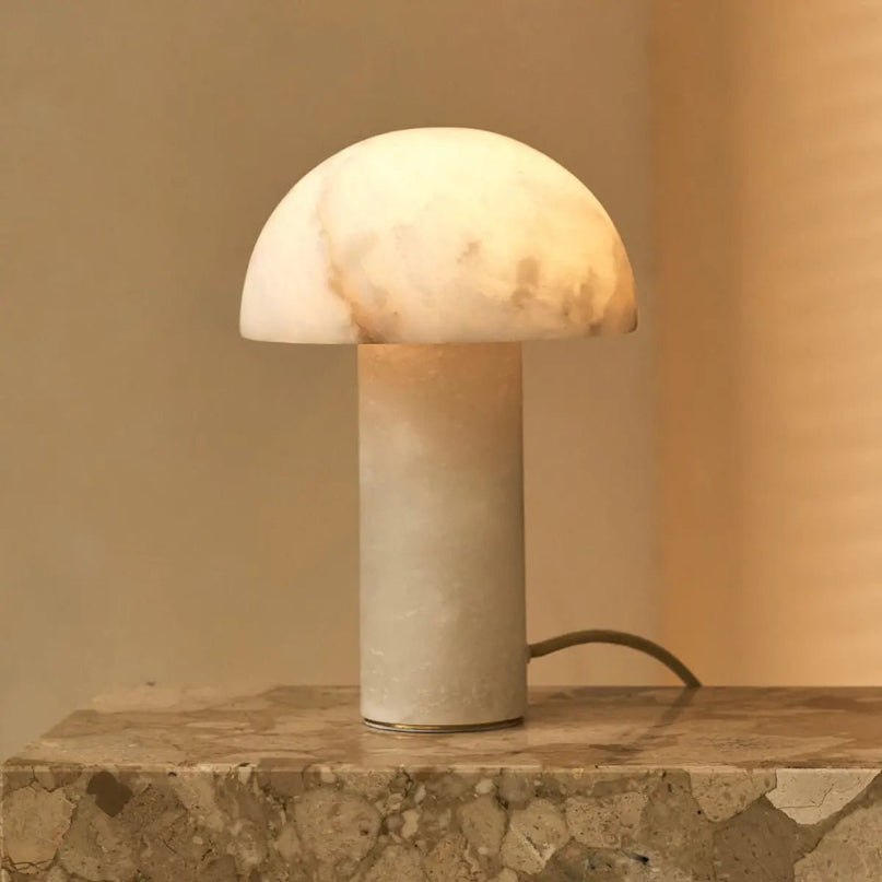 Francesco stijlvolle albasten lamp – handgemaakte luxe verlichting