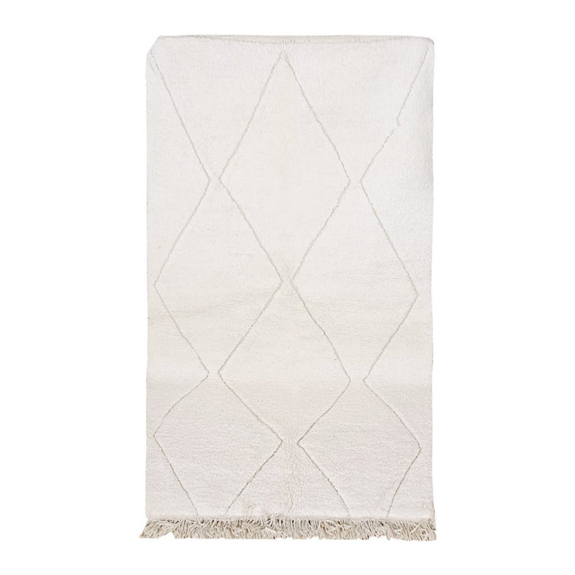 Berber vloerkleed Beni Ouarain zuivere wol 153 x 264 cm