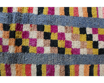 Zuiver wollen Marokkaans Berber halkleed 71 x 413 cm