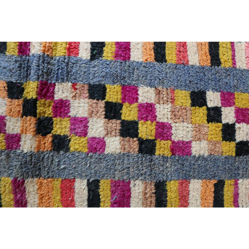 Zuiver wollen Marokkaans Berber halkleed 71 x 413 cm