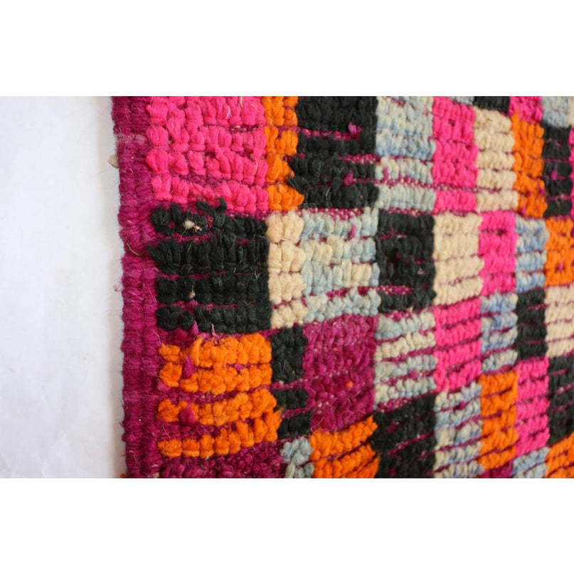Zuiver wollen Marokkaans Berber halkleed 75 x 768 cm