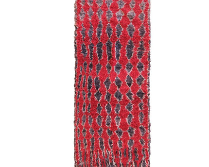 Zuiver wollen Marokkaans Berberkleed 86 x 241 cm