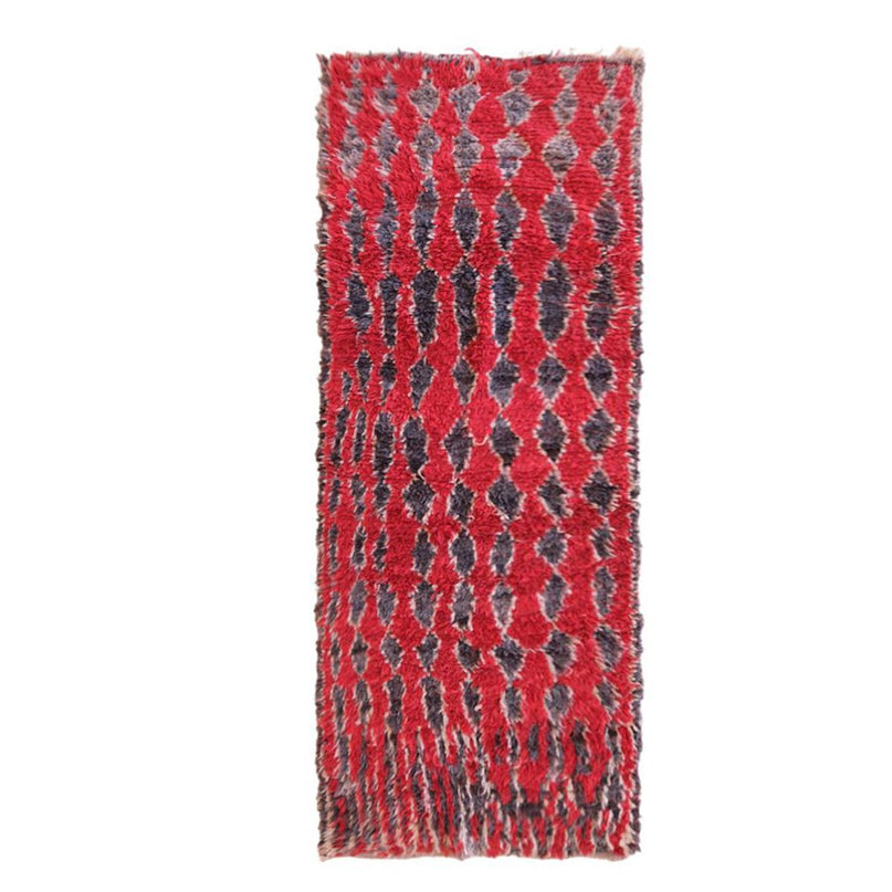 Zuiver wollen Marokkaans Berberkleed 86 x 241 cm