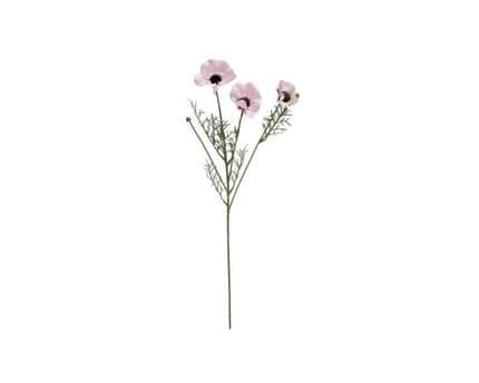 3D real touch chrysanthemum pink | Zijden kunstbloem | Lengte 52cm  1pcs