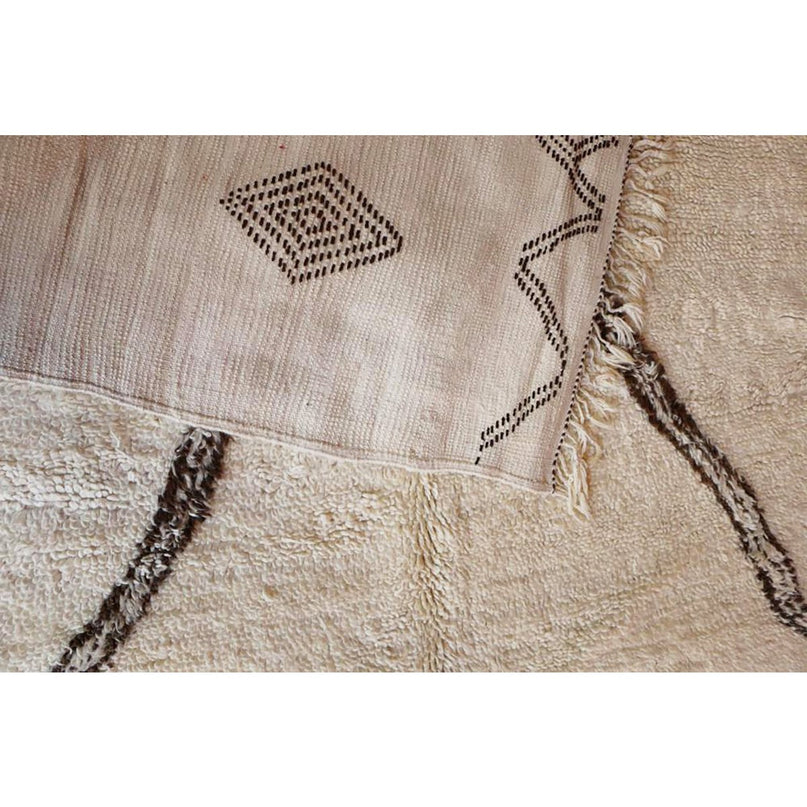 Zuiver wollen Marokkaans Berber-tapijt 195 x 311 cm