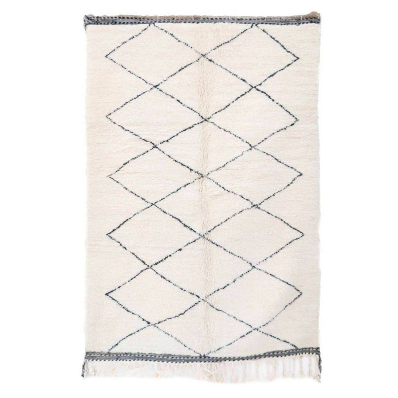 Zuiver wollen Marokkaans Berber-tapijt 158 x 256 cm