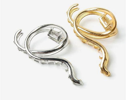 Muzieksnoer grote klauw metalen haarclips