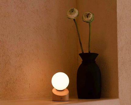 Morris stijlvolle oplaadbare lamp – draadloos, dimbaar, milieuvriendelijk ontwerp