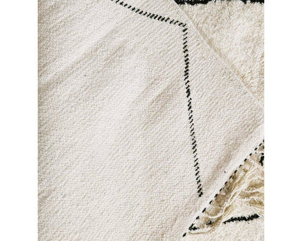 Berber vloerkleed Beni Ouarain zuivere wol 163 x 271 cm