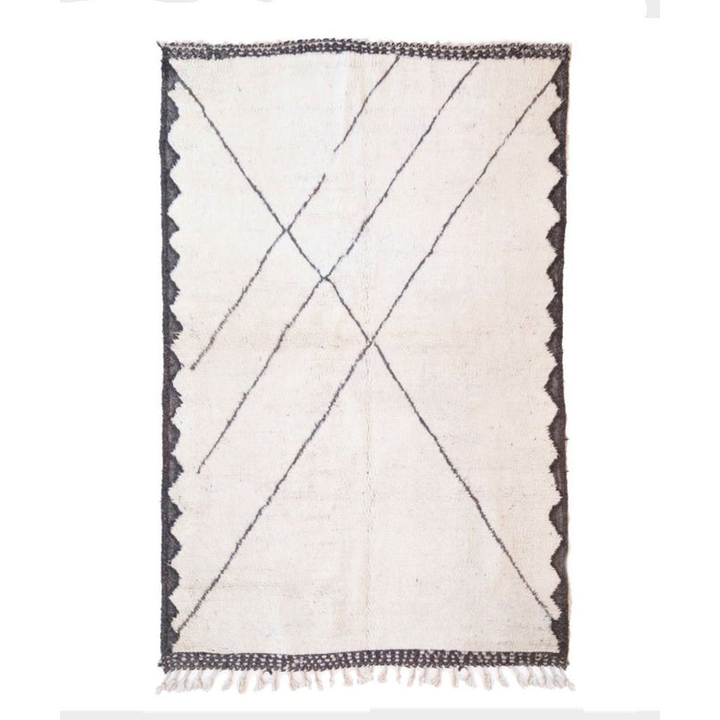 Zuiver wollen Marokkaans Berber-tapijt 168 x 261 cm