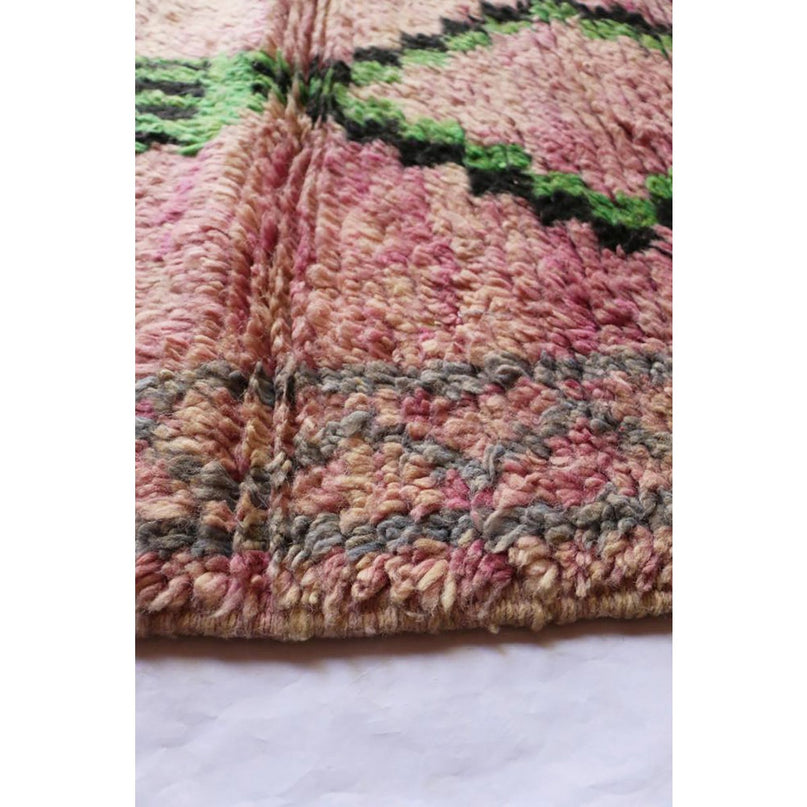 Zuiver wollen Marokkaans Berber halkleed 81 x 389 cm