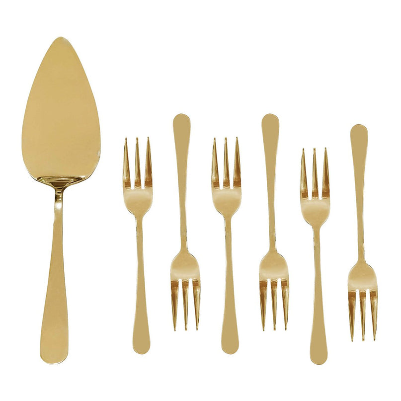 7 -stuk set met Golden Pastry Shop