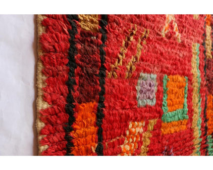 Zuiver wollen Marokkaans Berber halkleed 67 x 344 cm