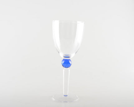 Wijnglazen met ronde diamantvoet 4 kleuren - veel van 4