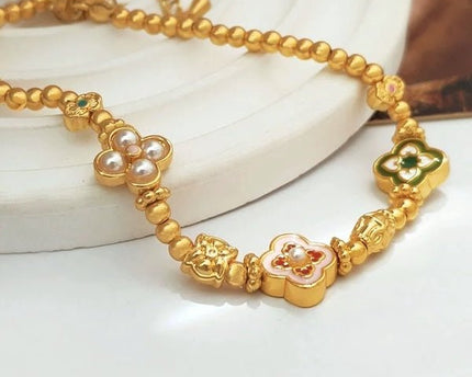 Vintage stijl klaver charmes armbanden
