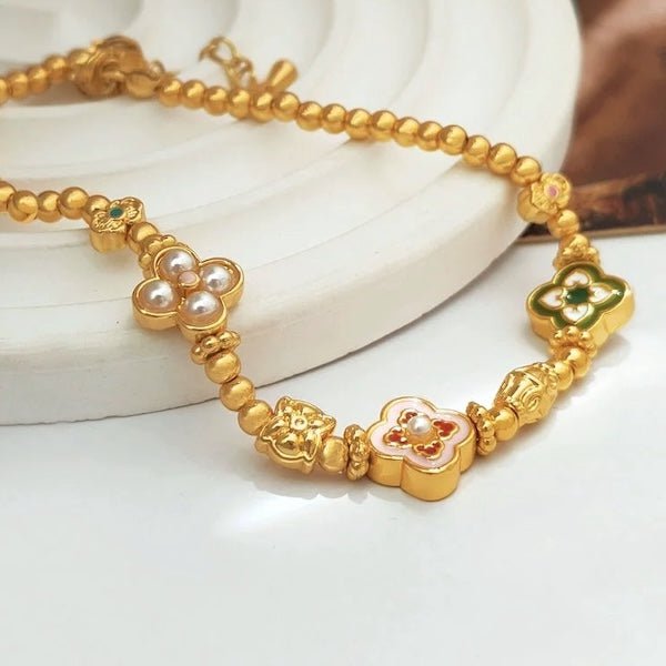 Vintage stijl klaver charmes armbanden