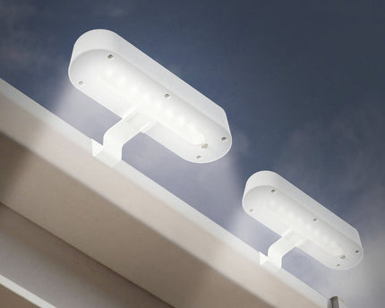 LED Solar Light "Garden Light" (2 Set) Wit, voor buiten, doel - metaal en plastic, wit, met geïntegreerde LED