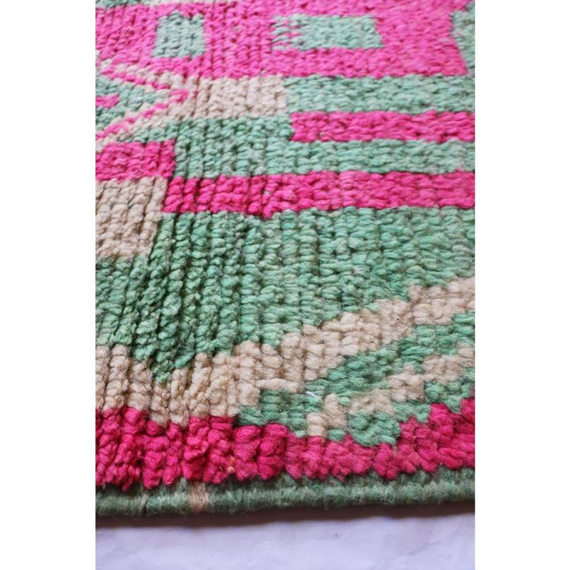 Zuiver wollen Marokkaans Berber halkleed 71 x 346 cm