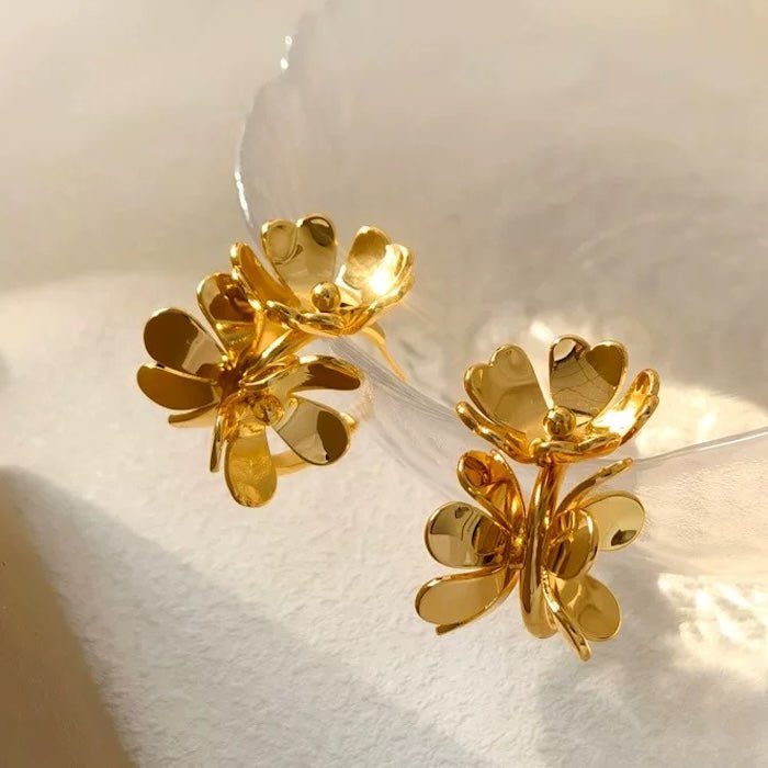 Dynamische levendige bloemblaadjes Hoopoorbellen