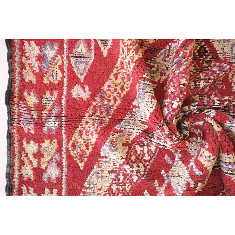 Marokkaans Berber-tapijt van vintage wol 175 x 180 cm