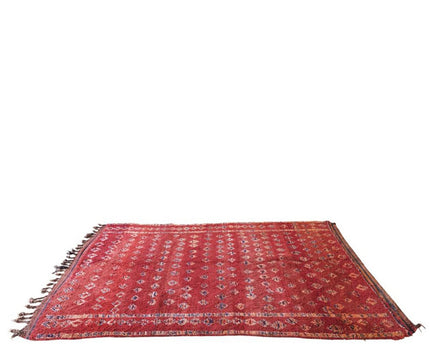 Vintage handgeweven wollen Berberkleed 169 x 258 cm