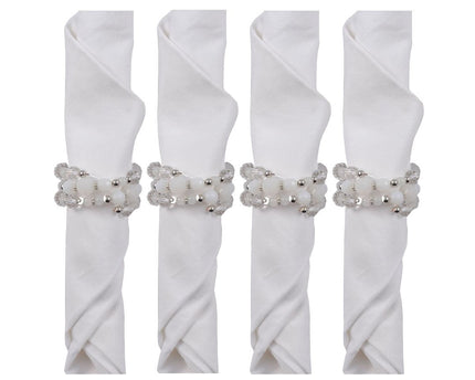 Set van 4 rondes handdoeken armbanden