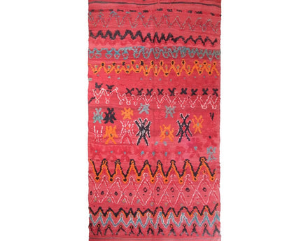 Zuiver wollen Marokkaans Kelim Berber tapijt 177 x 232 cm