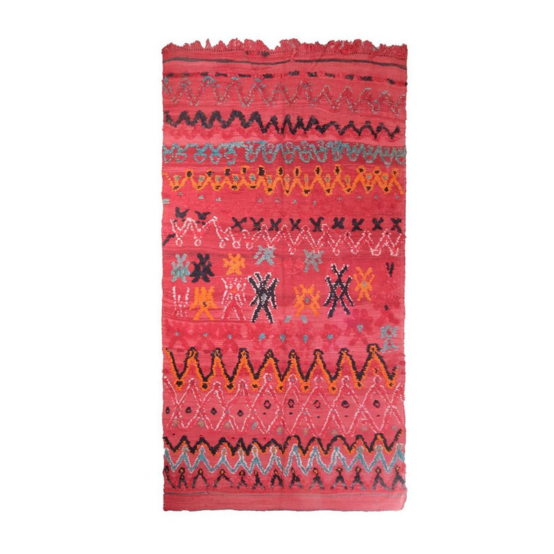 Zuiver wollen Marokkaans Kelim Berber tapijt 177 x 232 cm
