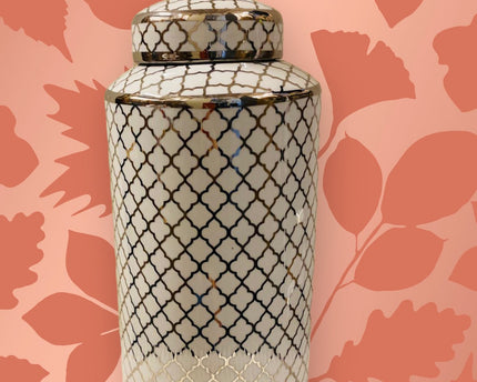 Keramische pot White Gold (Big Size: H*35 W*15)