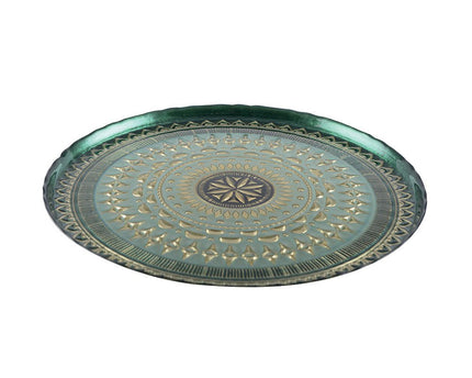Groene en zwarte taartgerecht 32,5 cm - Coachella