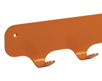 Gorillz Rounded Four Industriële Wandkapstok 4 Kapstok haken - Oranje